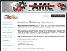 Tablet Screenshot of americanmachinery.com